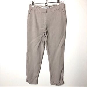 DVF taupe crop fitted pants 0 B8